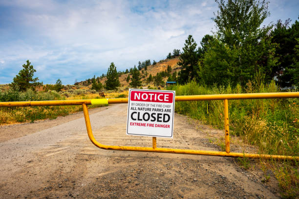 closed hiking trail
