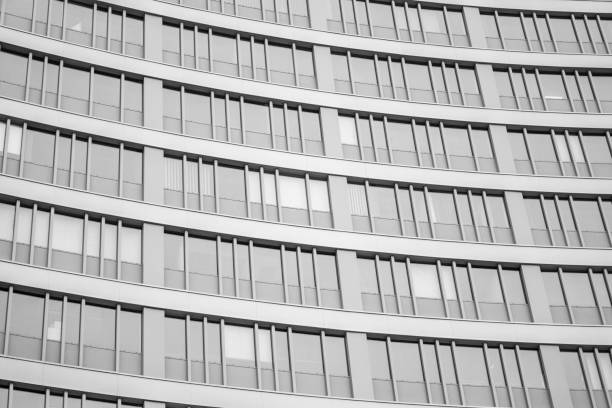 istock gray facade of an office building. background , wallpaper 2154705304