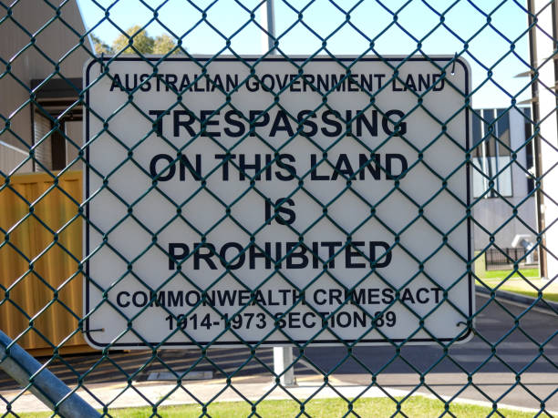 Australian Government Land Sign