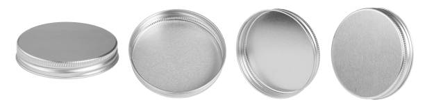 istock ollection metals lids of jar isolated on white background. 2154710802