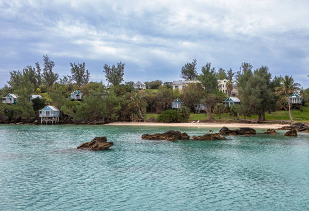 istock Abandoned Hotel in the Water, Bermuda 2154711383