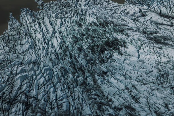 istock Ice Glacier Texture of Planet Iceland from Aircraft 2154718965