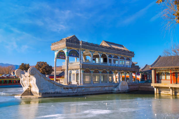 istock Marble Boat (AKA Boat of Purity and Ease) at Beijing Summer Palace 2154721974