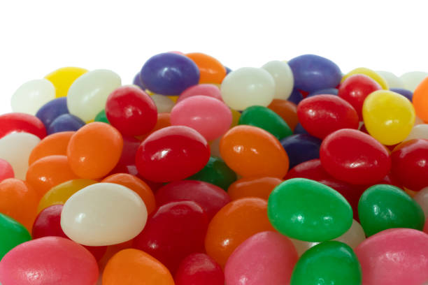 Jelly beans, colorful sweet candies.