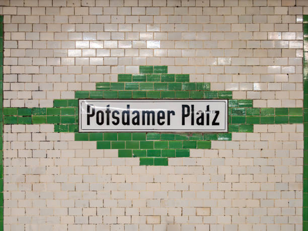 istock Potsdamer Platz Station Sign in Berlin 2154729297