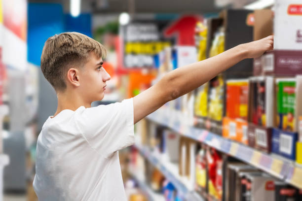 istock customer find needed product in supermarket 2154730215