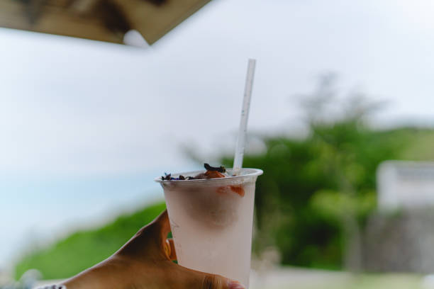 istock A cold drink at a cafe overlooking the ocean in Atami 2154734547