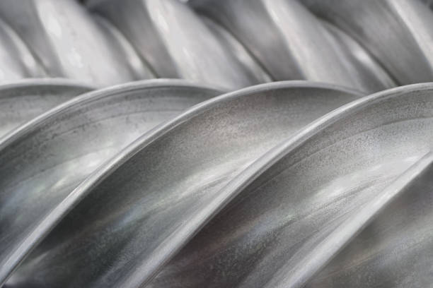istock Steel helical conveyor 2154735293