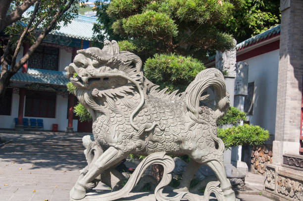 istock Chinese Qilin Chiwan Tian hou temple 2154738151