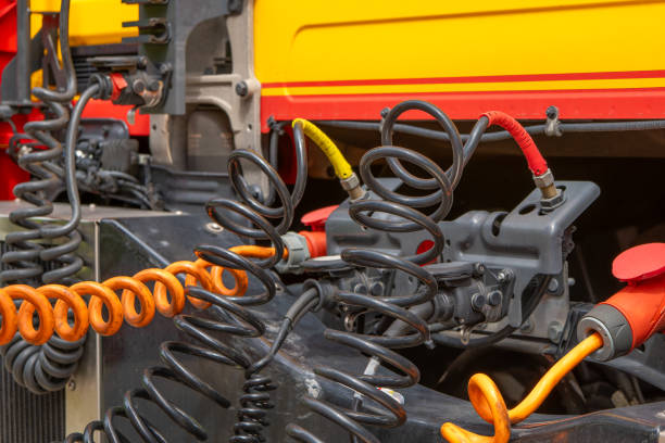 istock few truck compressed air lines close up 2154738159