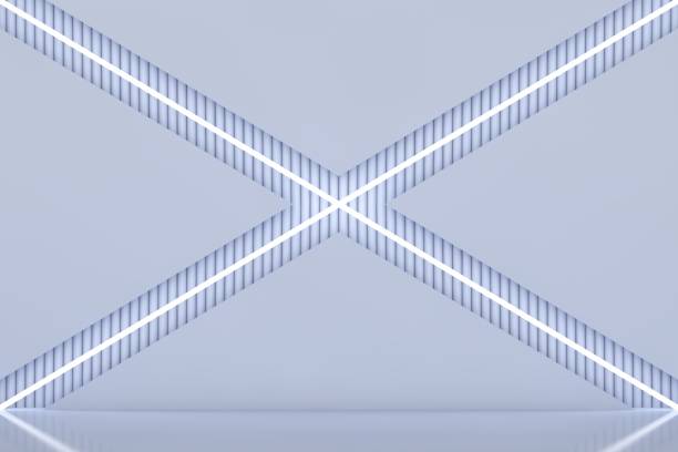 Abstract background for 3D product presentation, empty product stand
