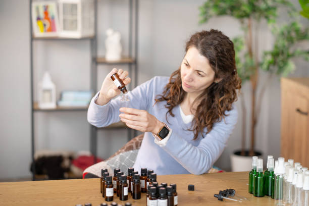 istock Alternative therapy with Bach natural medicines, aromatherapy 2154741020