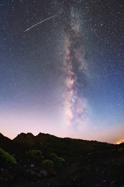 istock Milky Way above mountains 2154741363