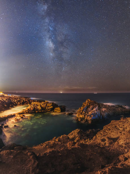 istock Milky Way above the sea 2154741517