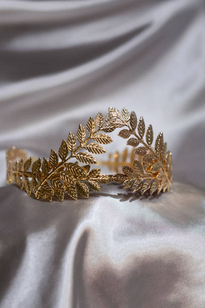 istock Golden Laurel wreath. Winner concept. 2154746212