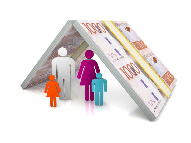 istock Real estate market, Swedish Kronas 2154748178