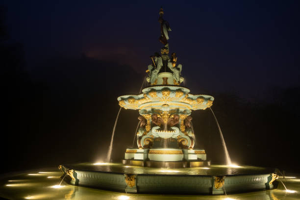 istock Ross Fountain At Night In Edinburgh 2154753837