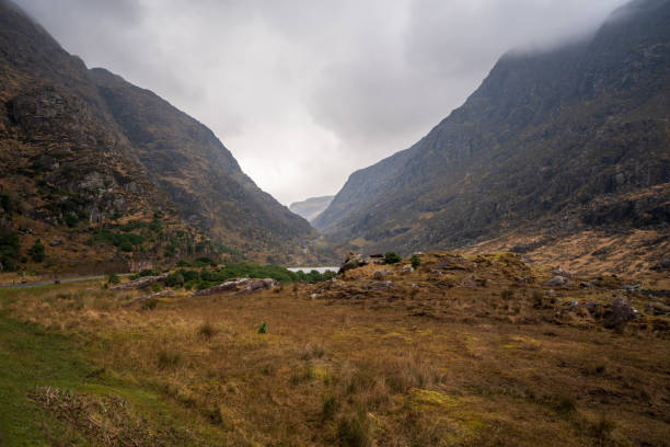 Road through the Gap of Dunloe in County Kerry Ireland