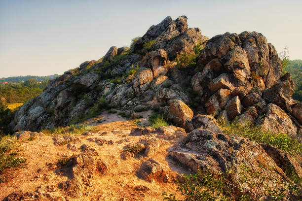 Rock formations in the Batuecas Valley, Sierra de Francia