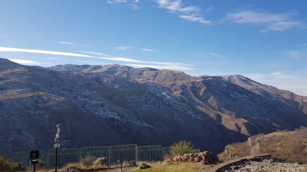 istock The Caucasus Mountains and Garni Gorge hillside 2154756213