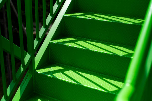 istock Building metal constructions, stairs, outdoor 2154762340