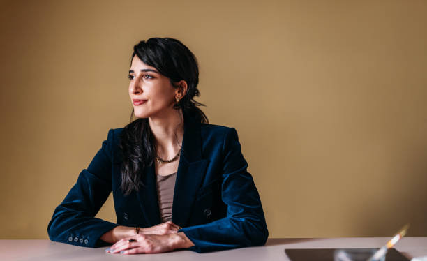 istock Confident Professional Woman at Desk in Office 2154762960