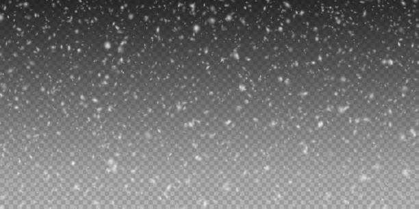 bildbanksillustrationer, clip art samt tecknat material och ikoner med christmas background with small falling snowflakes. snow storm effect, blurred, cold wind with snow. holiday powder snow for cards, invitations, banners, advertising. - snö