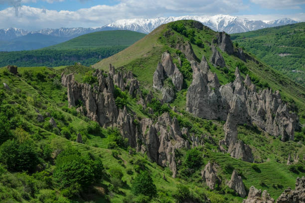 istock Medieval cave dwellings in Old Goris, Armenia 2154765330