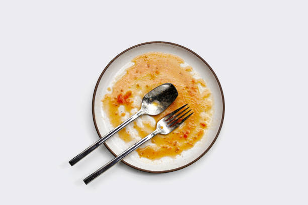 istock Dirty dish, cleaning cooking utensils concept 2154775751