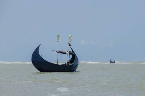 istock Fisherman's boat floating in the sea 2154779629