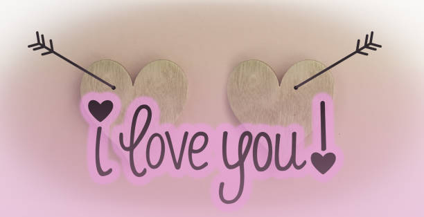 Valentine's Day, hearts in pink tones