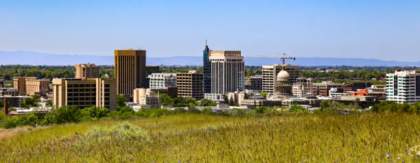 istock Downtown Boise skyline in Idaho 2154786725