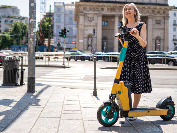 istock Electric scooter is my favorite vehicle 2154793326