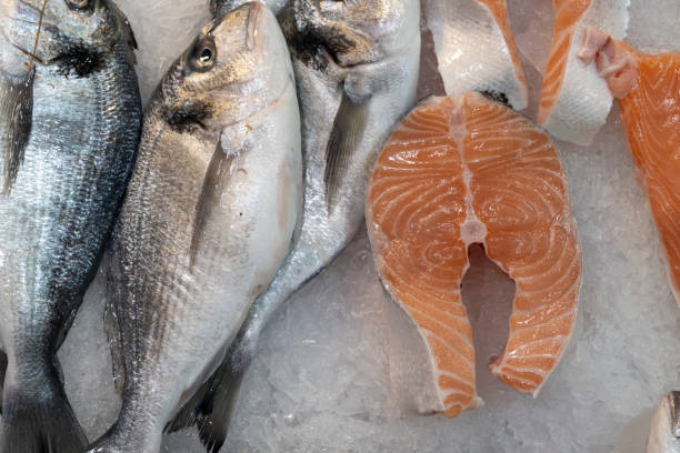 istock Fresh fish sold in the market 2154796887