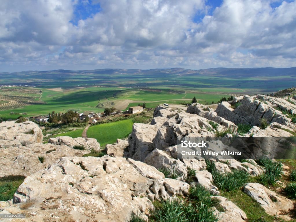 Tunisian Landscape Ancient Roman Ruins in Dougga Tunisia Dougga Stock Photo Tunisian Landscape Ancient Roman Ruins in Dougga Tunisia Dougga Stock Photo