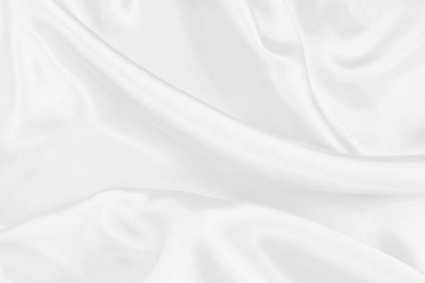 istock White fabric cloth texture for background and design art work, beautiful crumpled pattern of silk or linen. 2154803950