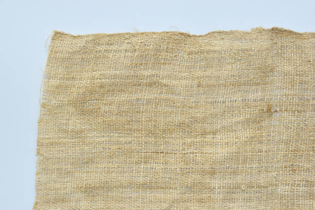 istock torn sackcloth isolated on white background, burlap fabric texture for design 2154806176