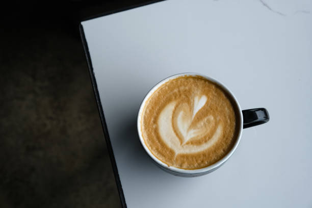 istock A cup of hot latte coffee 2154809477