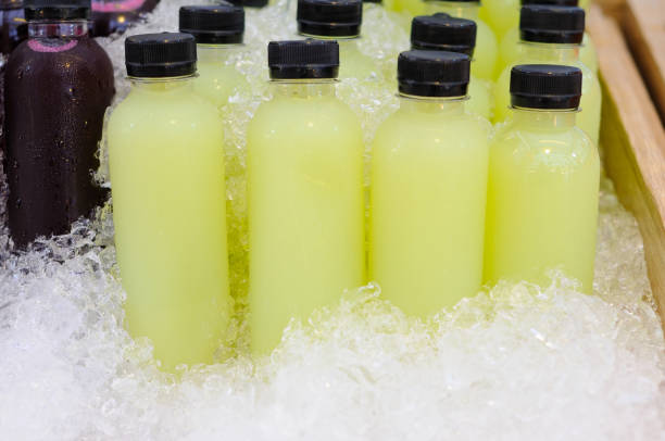 Cold Guava Juice in Bottles