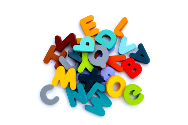 istock Wooden alphabet letters for kids 2154810032