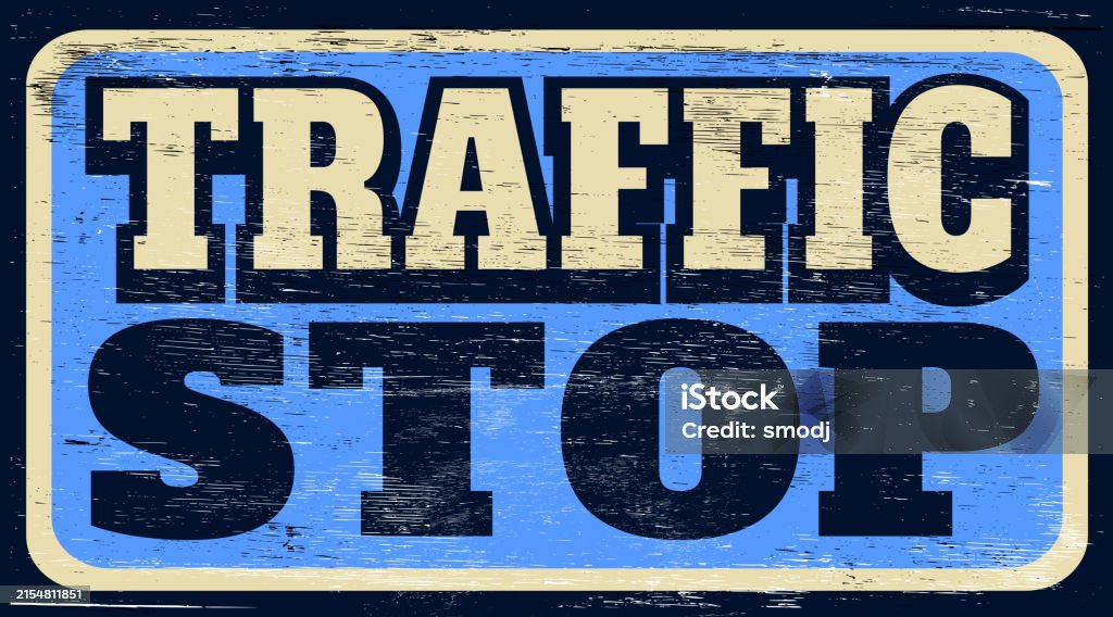 Stop Sign Bad Example Traffic Stop Stock Illustration - Download Image Now - Bad Condition ...