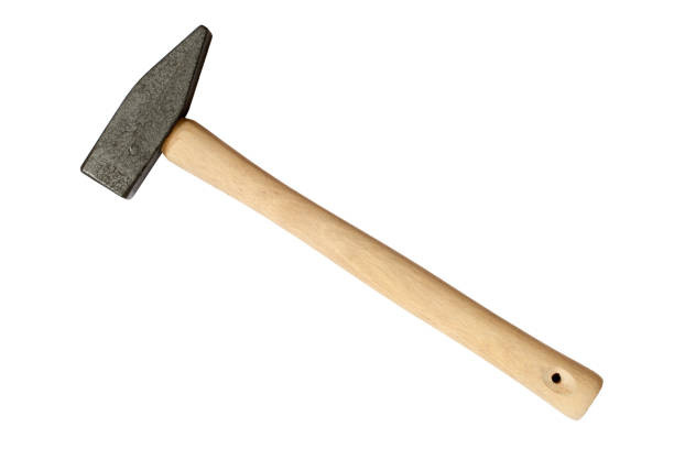 istock Hammer with wooden handle isolated on white background. 2154813133