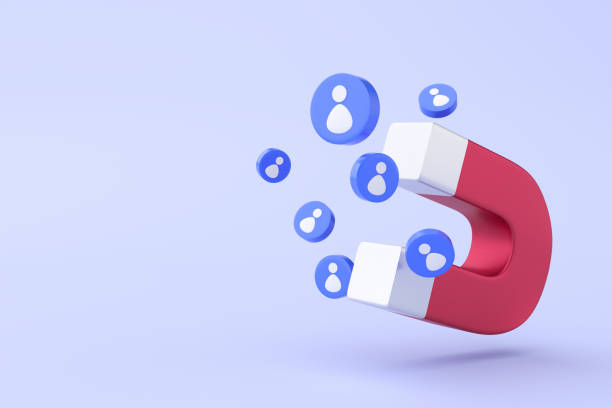 istock Customer attraction. Customer Retention Strategy, Inbound Marketing. 2154818245