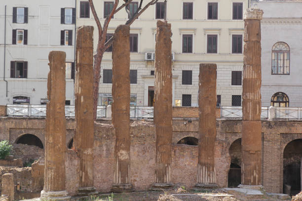 01 September 2017 - Rome, Italy:  The square is in the heart of the Italian capital in the ancient Campus Martius and has a huge footfall from tourists on their way to the Pantheon, Piazza Navona and Campo de’Fiori.