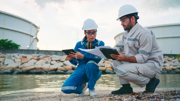 istock Examining the ecosystem around industrial plants. 2154824460