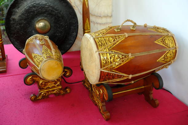 istock A set of Gamelan, traditional Javanese musical instruments. 2154824760