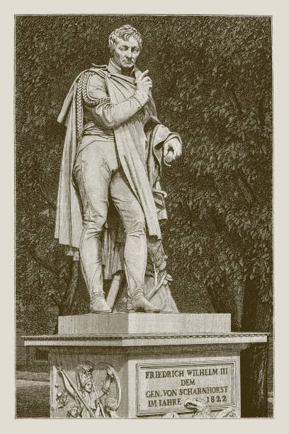 istock Statue of the Prussian general Scharnhorst, Street 'Unter den Linden' 2154825791