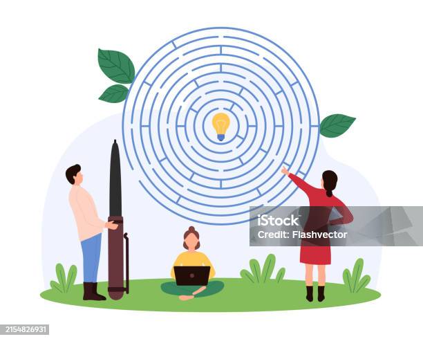 Complex Symbol Riddle Solving Complex Problem Business Communication And Brainstorm On Riddle ...