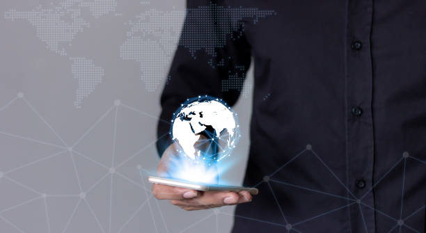 istock Interconnect, Interconnected Concept; Technology digital marketing, Financial and banking 2154829210