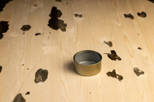 istock an open round can for canning on a wooden table 2154832333